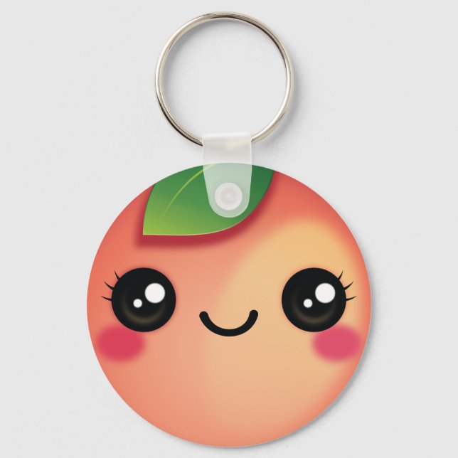 Kawaii Peach Chaveiro (Frente)