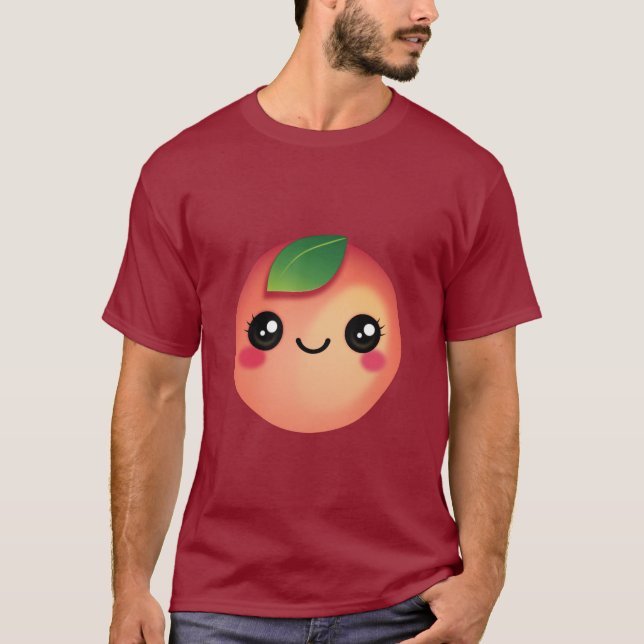 Kawaii Peach T-Shirt (Frente)