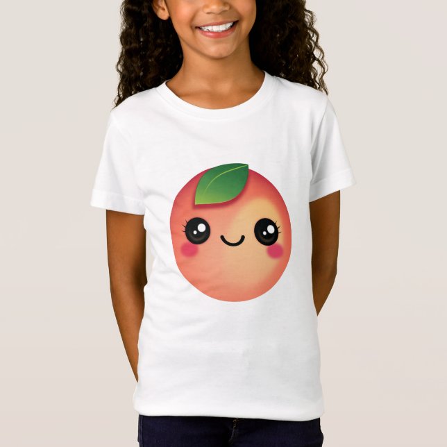 Kawaii Peach T-Shirt (Frente)