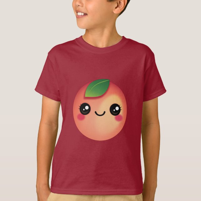 Kawaii Peach T-Shirt (Frente)