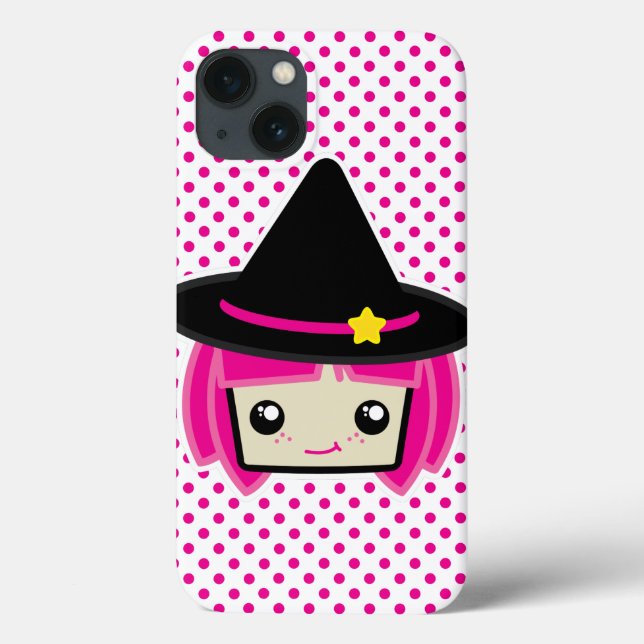 Kawaii Pink Haired Witch Air Case (Verso)