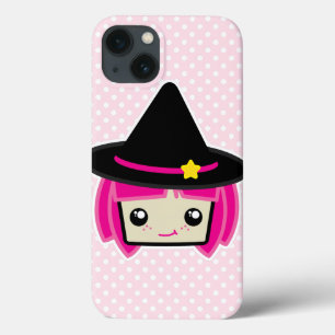 Kawaii Pink Haired Witch Air Case
