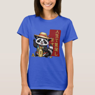 Kawaii Racoon - Camiseta Tanuki - Sortudo