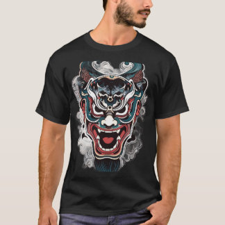 Kawaii Sichuan Opera Rosto Máscara T-Shirt