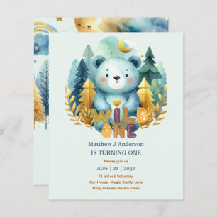 Kawaii WILD ONE primeiro aniversario Boys BEAR Woo