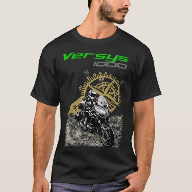 Kawasaki Versys 1000 T-Shirt Essencial (Frente)