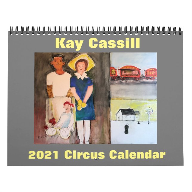 Kay Cassill - Calendário do Circo 2021 (Capa)