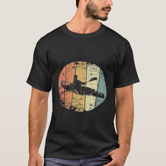 Kayak Rower Vintage T-Shirt (Frente)