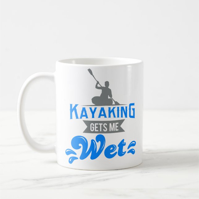 Kayaking obtem-me a caneca de café molhada (Esquerda)
