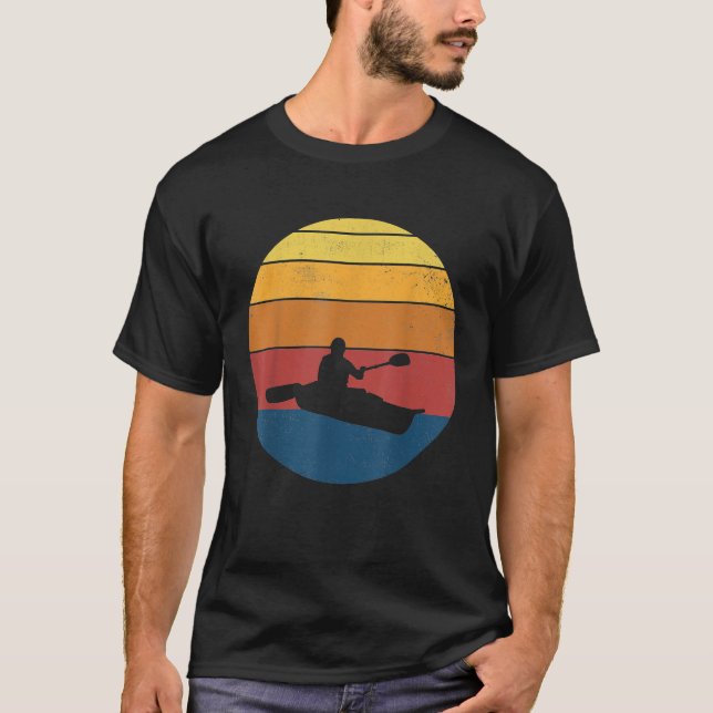 Kayaking Retro Vintage Gift T-Shirt (Frente)