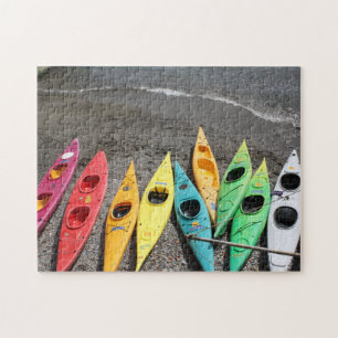 Kayaks em Cinque Terre Itália Quebra-cabeça