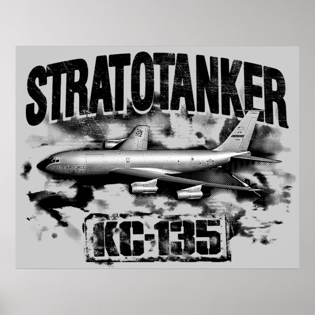 KC- 135 Poster de Estratotanker (Frente)