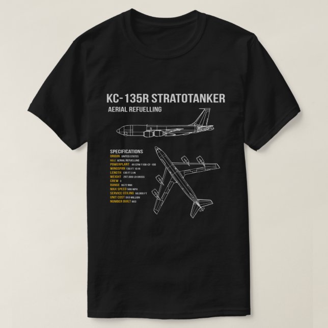KC- 135 Stratotanker T-Shirt (Frente do Design)