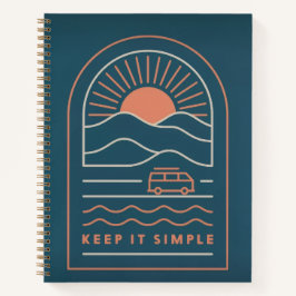 Keep It Simple Spiral Notebook