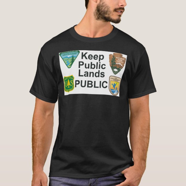 KEEP PUBLIC LANDS PUBLIC Classic T-Shirt (Frente)