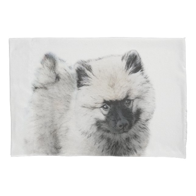 Keeshond Puppy Drapy - Arte Cachorro Original Boni (Frente)