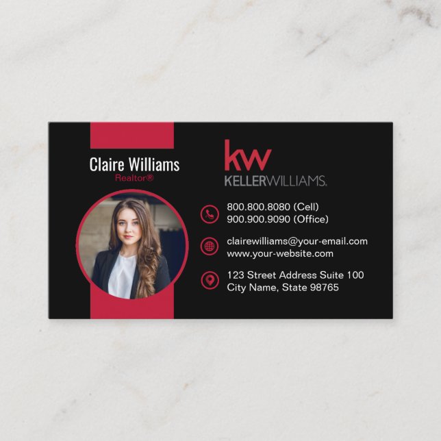 Keller Williams Cartão de visita (Frente)