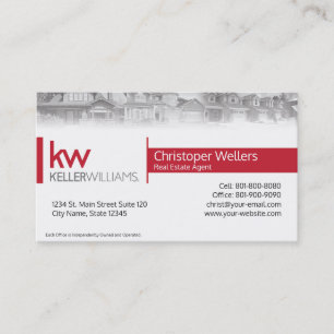 Keller Williams Real Estate Cartão de visita