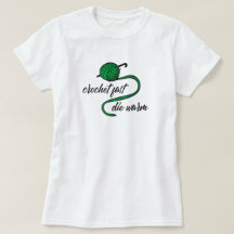 Kelly Green Crochet Rápido, Morra T-Shirt Quente