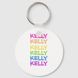 Kelly - nomes - néon rotula em volta do chaveiro