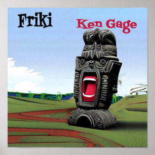 Ken Oficial Gage Friki Music Album Poster