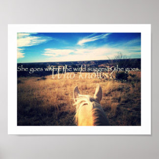 Kenny Chesney Country Western Cowgirl Poster