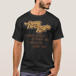 Kenny Rogers A Camiseta Clássica Do Gambler
