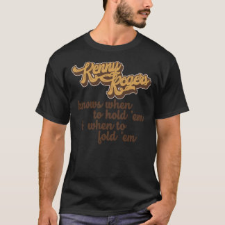 Kenny Rogers A Camiseta Clássica Do Gambler