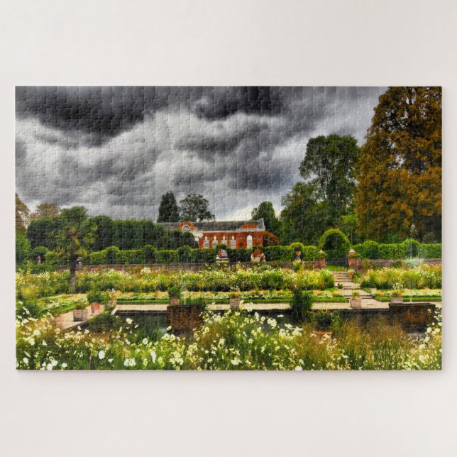 Kensington Palace London. Quebra-cabeça de serra (Horizontal)