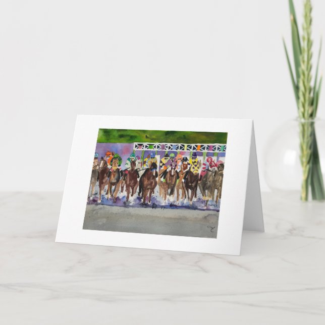 Kentucky Derby - Cartões Saudáveis (Frente)
