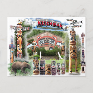 kETCHIKAN, ALASKA - Cartão postal