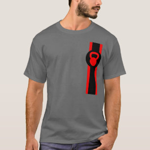 Kettlebell listrou o t-shirt