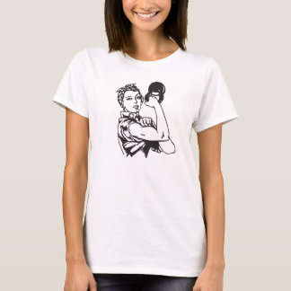 Kettlebell nós podemos FAZÊ-LO camisa da mulher de
