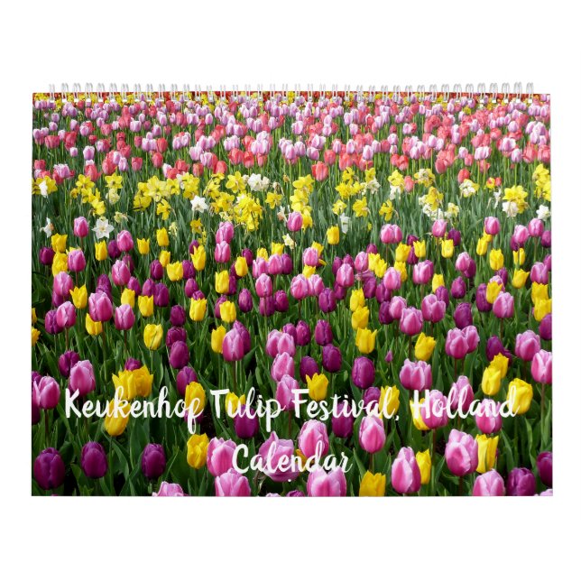 Keukenhof Tulip Festival, Holanda - Calendário 201 (Capa)