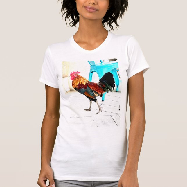Key West Cock-a-doodle-doo T-Shirt (Frente)