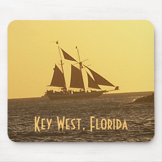 Key West Florida fecha a foto de MousePad do navio (Frente)