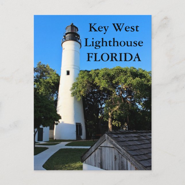 Key West Lighthouse, cartão postal da Flórida (Frente)