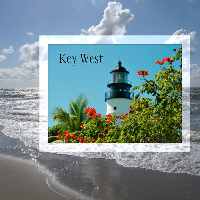 Key West Lighthouse, Key West, cartão postal da Fl (Criador carregado)