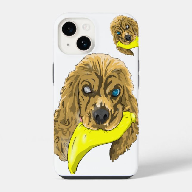 Keys & Banana, o spaniel da miniatura (Verso)