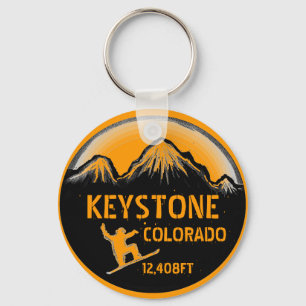 Keystone Colorado - Aranha laranja chaveiro