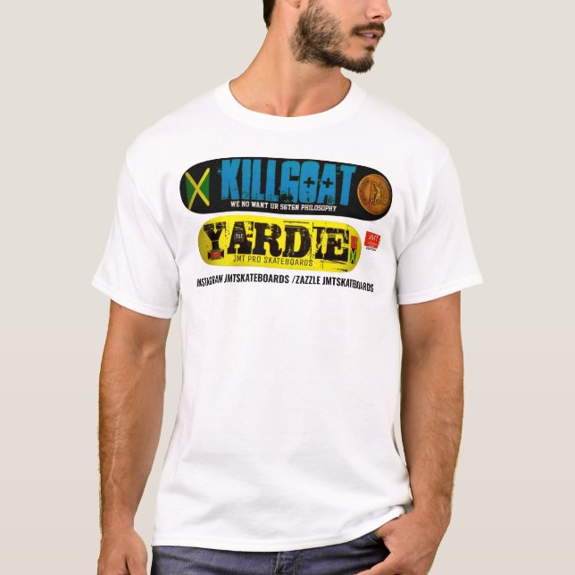KG YARDIE SKATEBOARD T-Shirt (Frente)