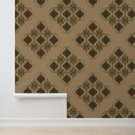 Khaki Damask - Boho Earthy Vibes