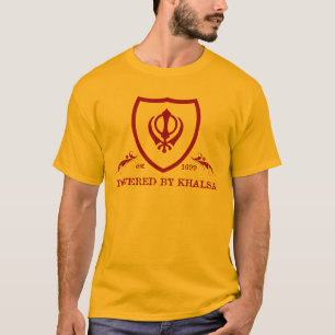 Khalsa - t-shirt alaranjado