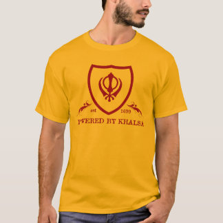 Khalsa - t-shirt alaranjado