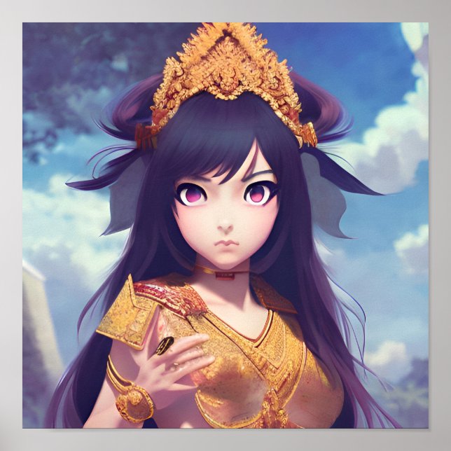 Khmer Apsara Poster 5 (Frente)