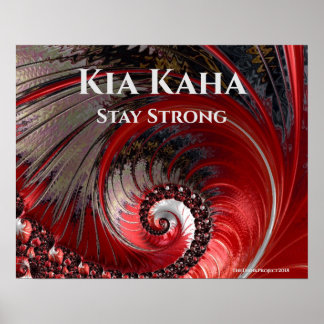 Kia Kaha Permaneça Forte Poster