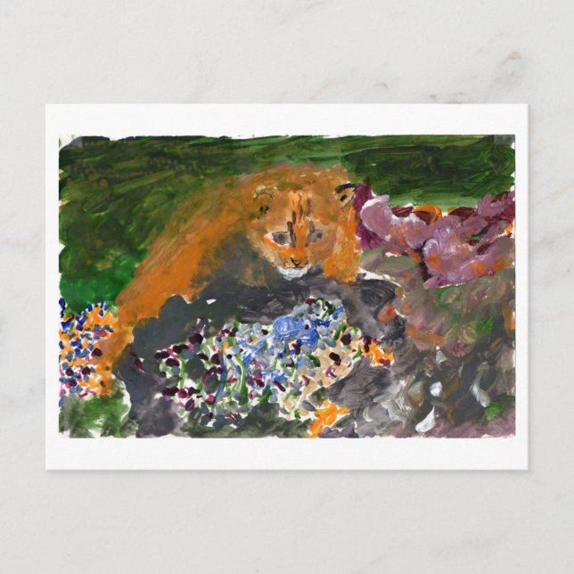 Kia, o cartão postal do gato (Frente)