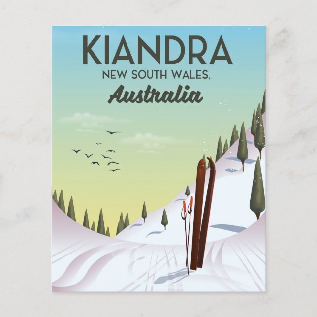 Kiandra Nova Gales do Sul Austrália Esqui (Frente)