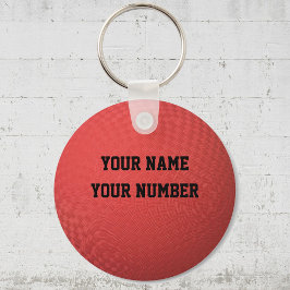 Kickball Chaveiro Tag SEU NOME E Número