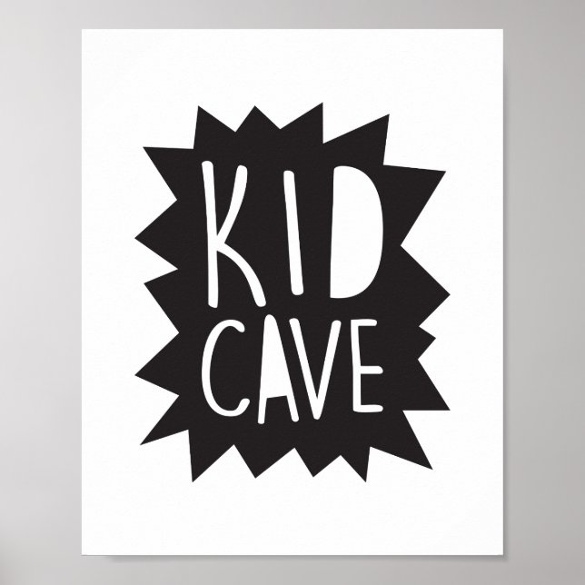 Kid Cave Poster Print (Frente)